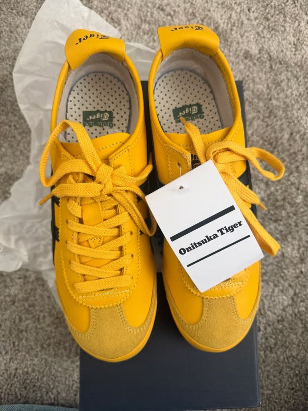 Onitsuka Tigers ASICS Yellow Black